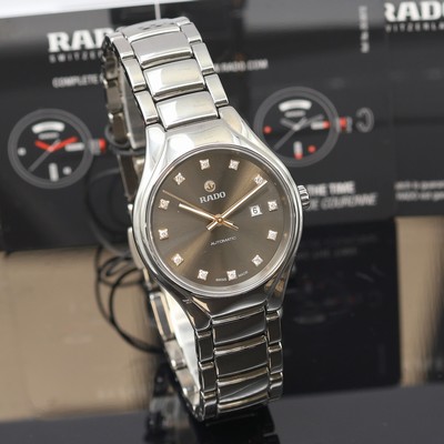 27121195b - RADO True ungetragene Damenarmbanduhr Referenz R27243732, Automatik, Keramikgeh. inkl. ...