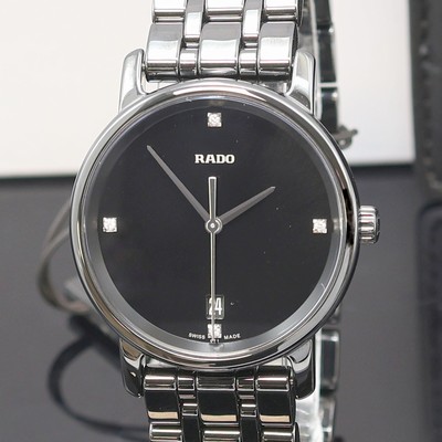 27121200a - RADO Armbanduhr DiaMaster Referenz R14063717, quarz, schwarzes Keramikgeh. inkl. ...