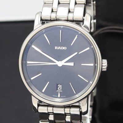 27121204a - RADO ungetragene Armbanduhr DiaMaster Referenz R14064177, quarz, silbergraues ...
