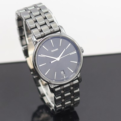 Image 27121296b - RADO ungetragene Armbanduhr DiaMaster Referenz R14063182, quarz, schwarzes Keramikgeh. ...