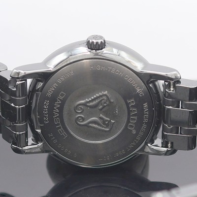 Image 27121296e - RADO ungetragene Armbanduhr DiaMaster Referenz R14063182, quarz, schwarzes Keramikgeh. ...