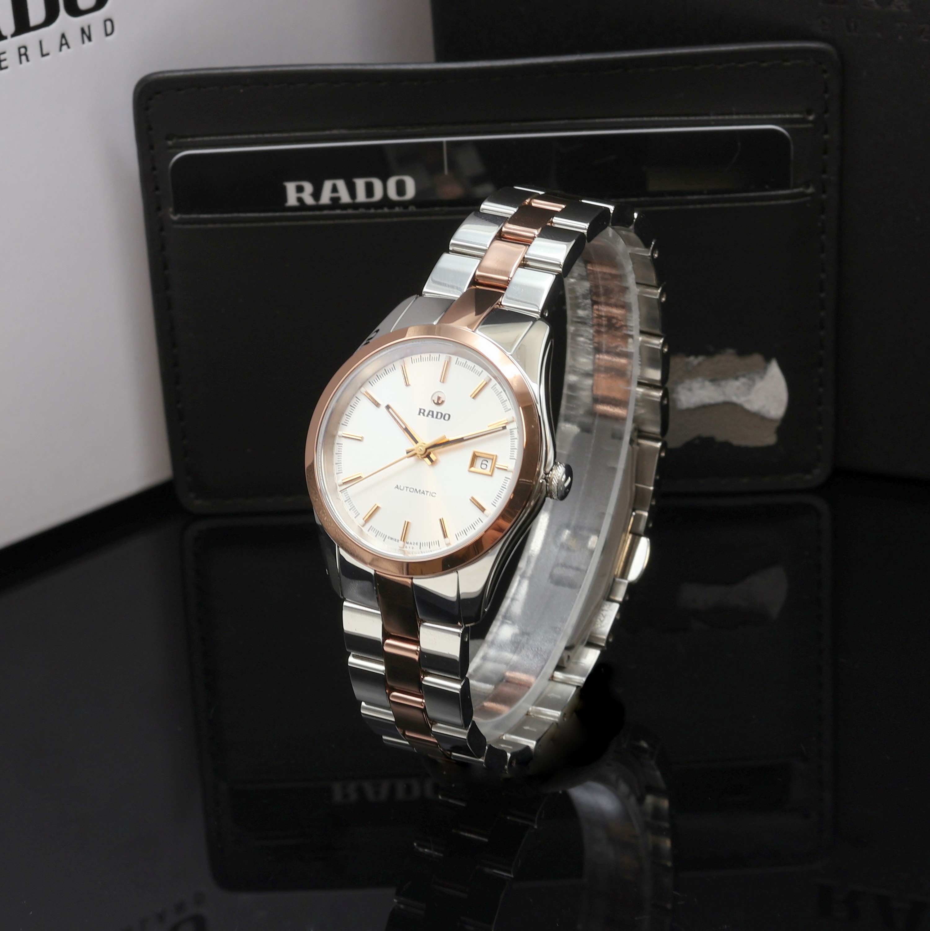 Image 27121308 - RADO ungetragene Damenarmbanduhr HyperChrome Referenz R32087102, Automatik, z. T. verg., ...