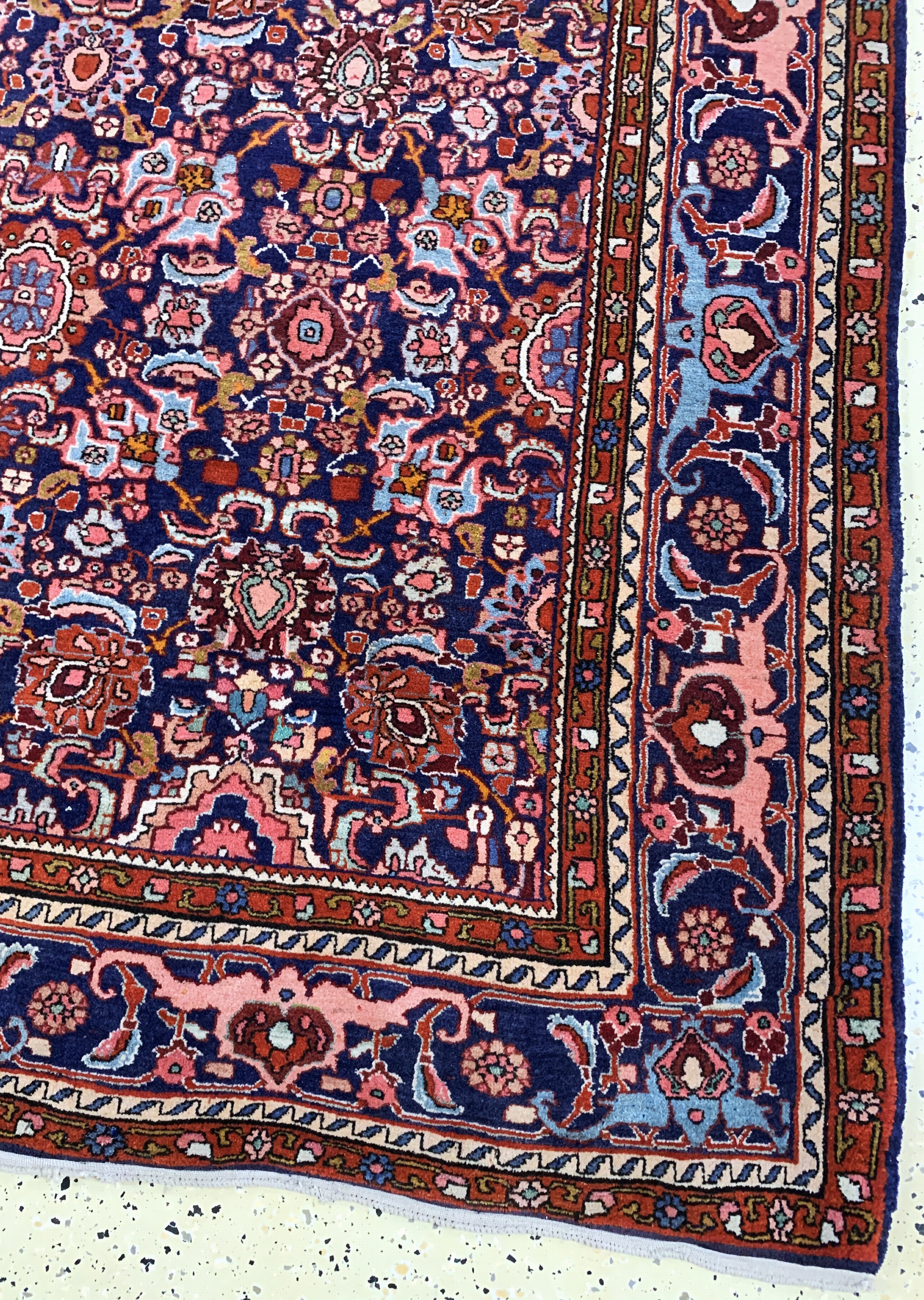 Detail a: Bidjar alt, Persien, Mitte 20.Jhd, Wolle auf Baumwolle, ca. 360 x 230 cm, EHZ: 1-2