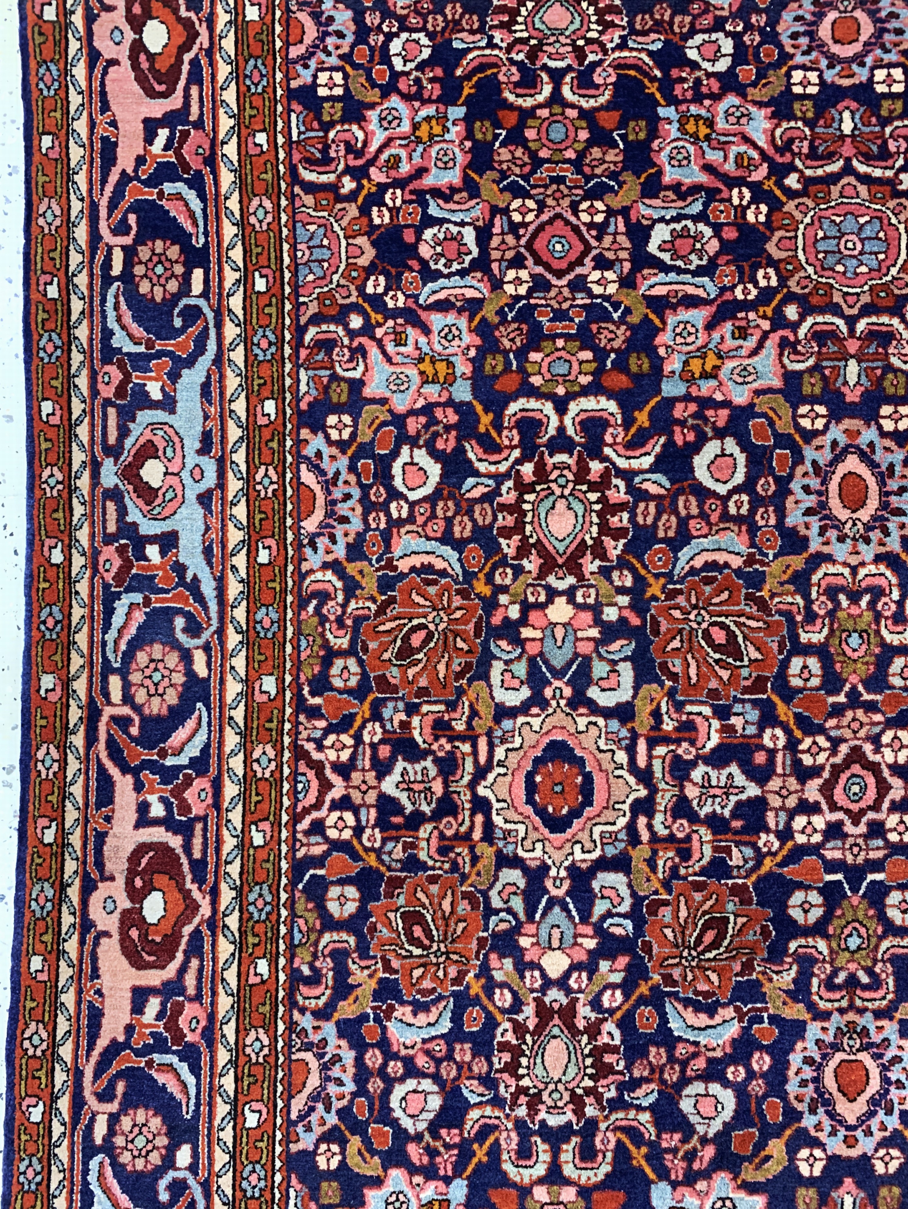 Detail c: Bidjar alt, Persien, Mitte 20.Jhd, Wolle auf Baumwolle, ca. 360 x 230 cm, EHZ: 1-2