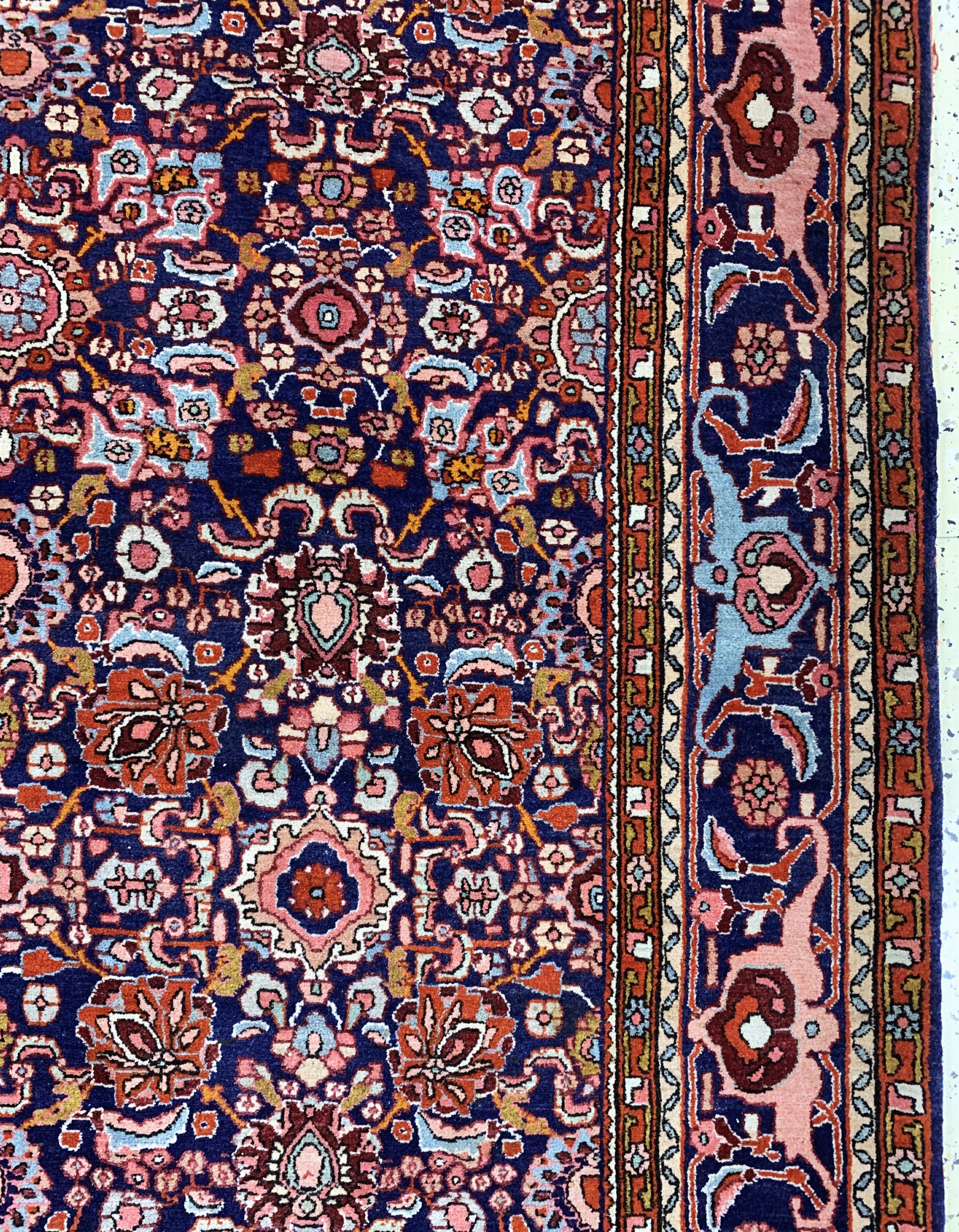 Detail e: Bidjar alt, Persien, Mitte 20.Jhd, Wolle auf Baumwolle, ca. 360 x 230 cm, EHZ: 1-2