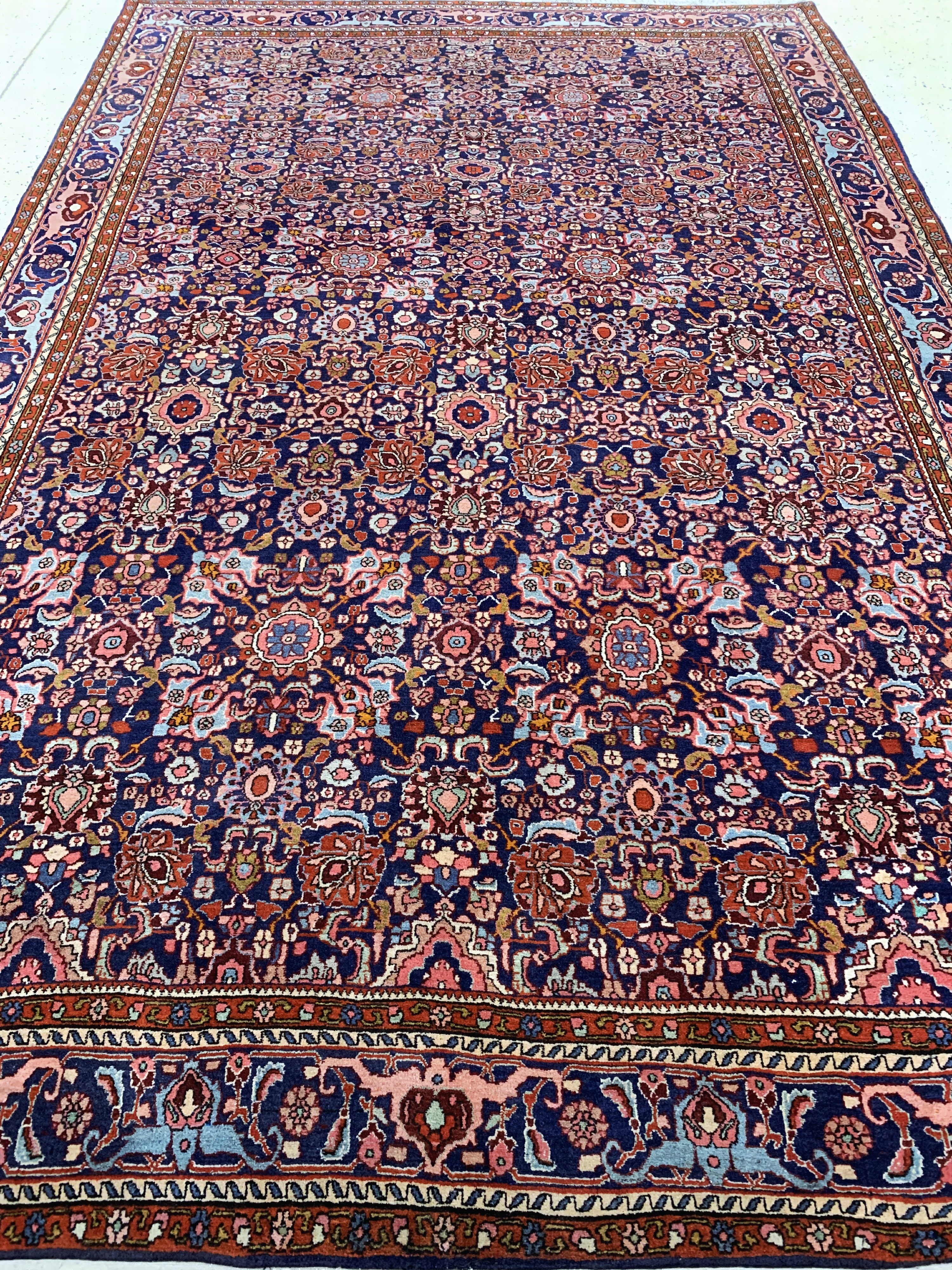 Detail h: Bidjar alt, Persien, Mitte 20.Jhd, Wolle auf Baumwolle, ca. 360 x 230 cm, EHZ: 1-2