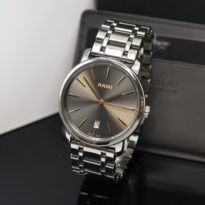 Image RADO ungetragene Herrenarmbanduhr DiaMaster XL Referenz R14072137, quarz, silbergraues ...