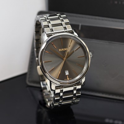 27121309a - RADO ungetragene Herrenarmbanduhr DiaMaster XL Referenz R14072137, quarz, silbergraues ...