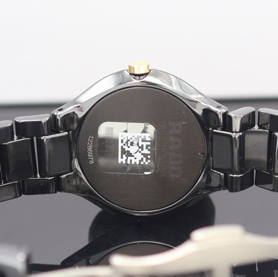 27121310e - RADO True Damenarmbanduhr Referenz R27742702, quarz, schwarzes Keramikgeh. inkl. ...
