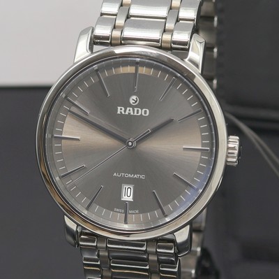 27121317a - RADO DiaMaster ungetragene Herrenarmbanduhr Referenz R14074112, Automatik, beids. ...
