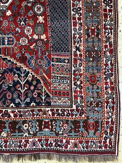 27121352a - Ghaschgai Kashkuli, Persien, Mitte 20.Jhd, Wolle auf Wolle, ca. 265 x 165 cm, EHZ: 1-2 ...