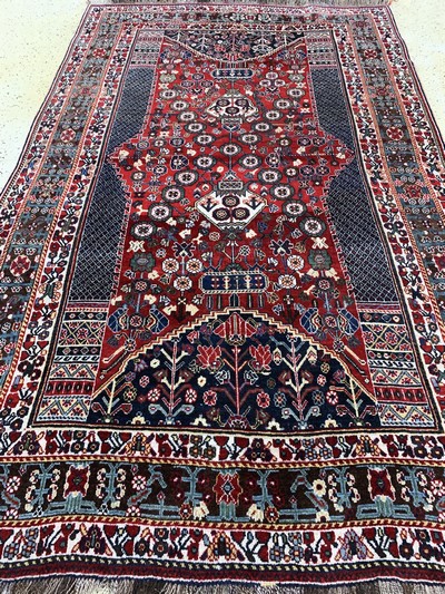 27121352f - Ghaschgai Kashkuli, Persien, Mitte 20.Jhd, Wolle auf Wolle, ca. 265 x 165 cm, EHZ: 1-2 ...