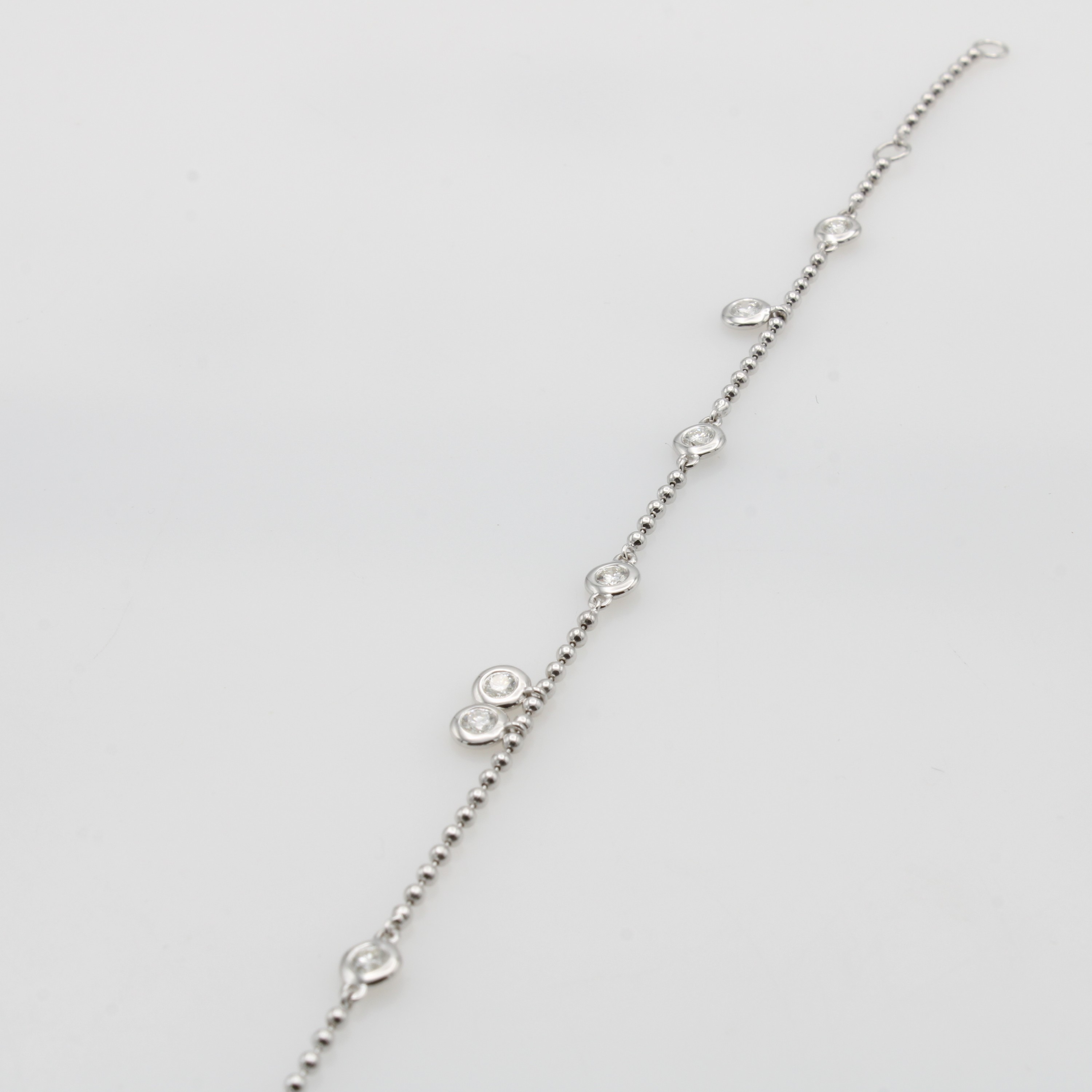 Image 27121499 - Armband mit Brillanten, WG 750/000, 10 Brill. zus. ca. 0.57 ct feines Weiß /vs1, ...