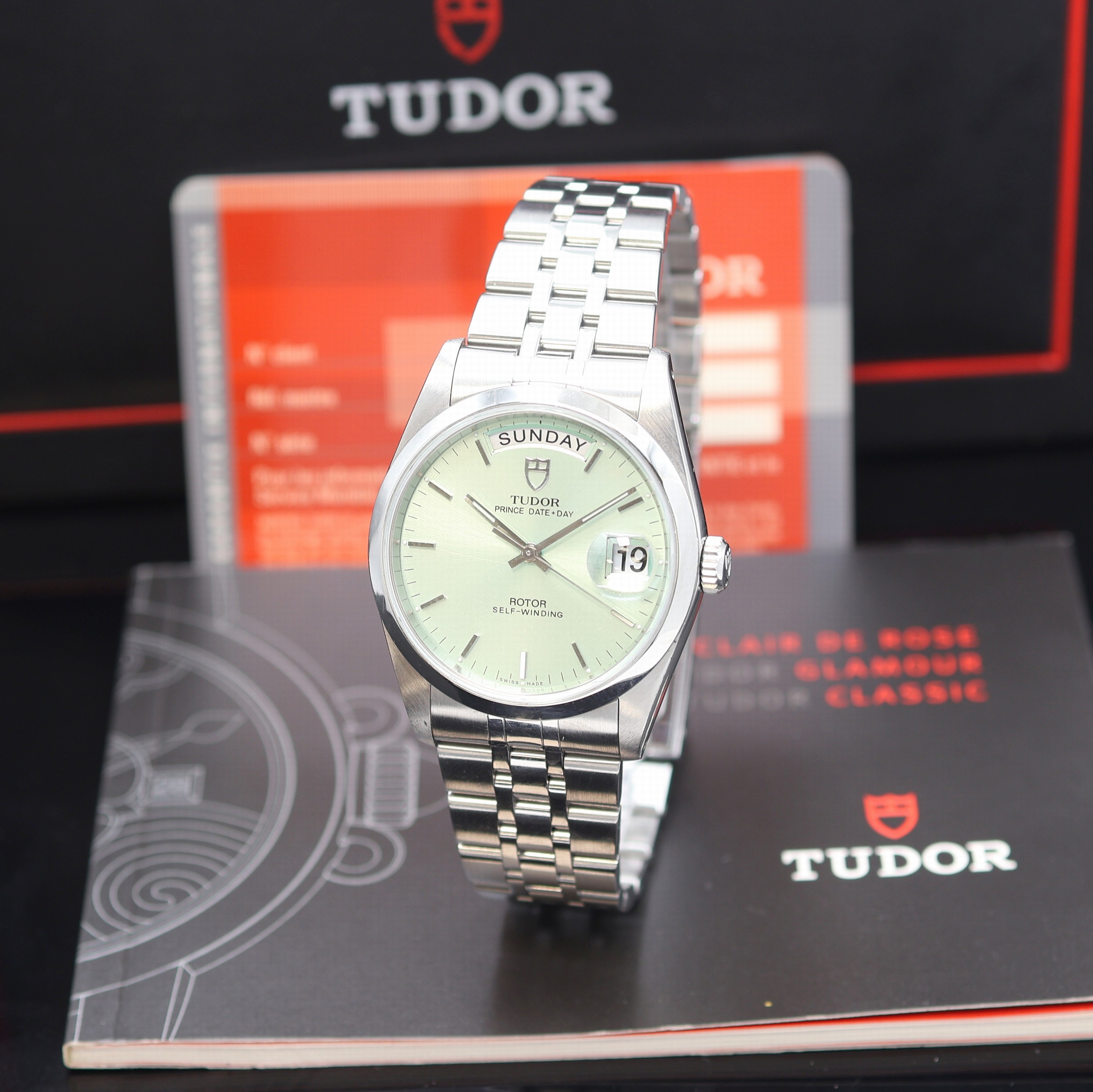 Image 27121501 - TUDOR Prince Date Day Armbanduhr Referenz 76200, Schweiz verk. lt. beil. Pap. 01/2010, ...