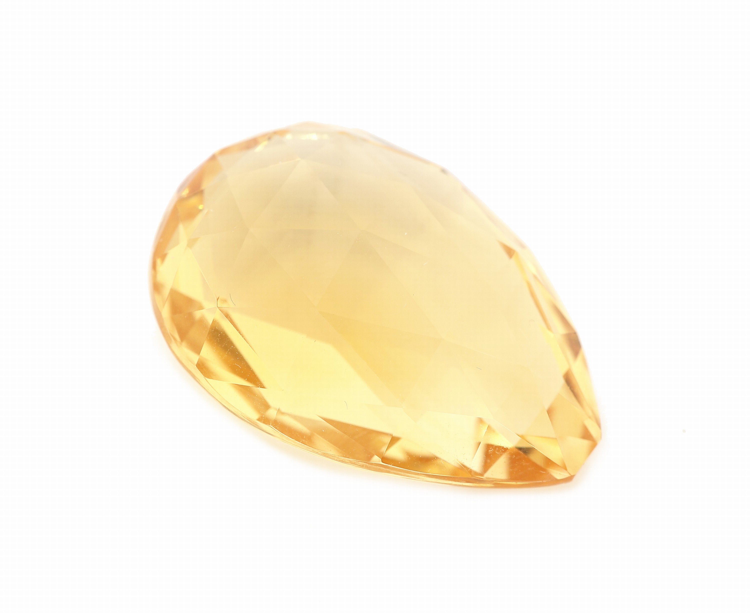 Image 27121502 - Loser facett. Citrintropfen 44.10 ct, im Scherenschliff Schätzpreis: 750, - EUR