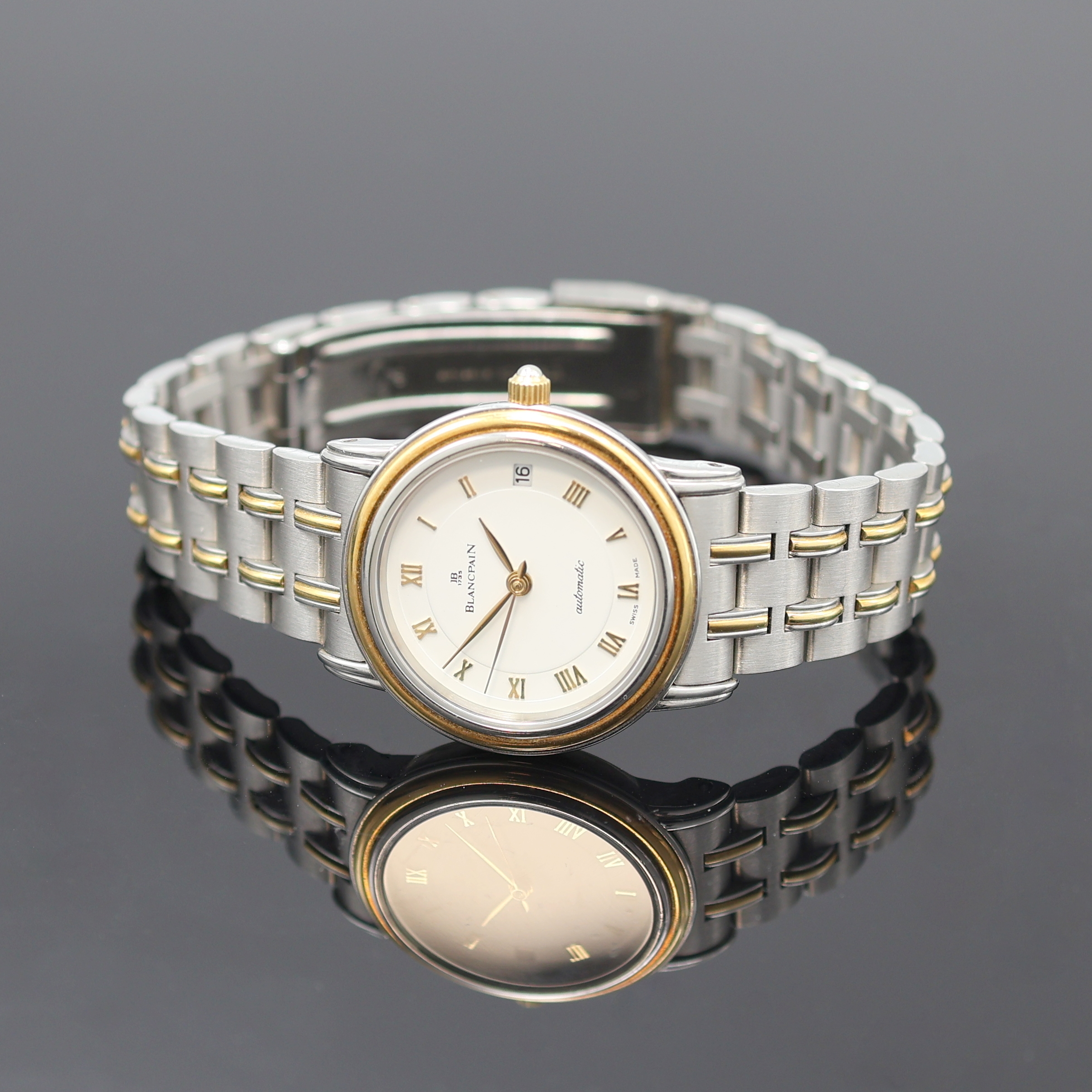 Image 27121508 - BLANCPAIN Damenarmbanduhr Villeret, Schweiz um 1990, Automatik, 2-teil. Geh. in ...