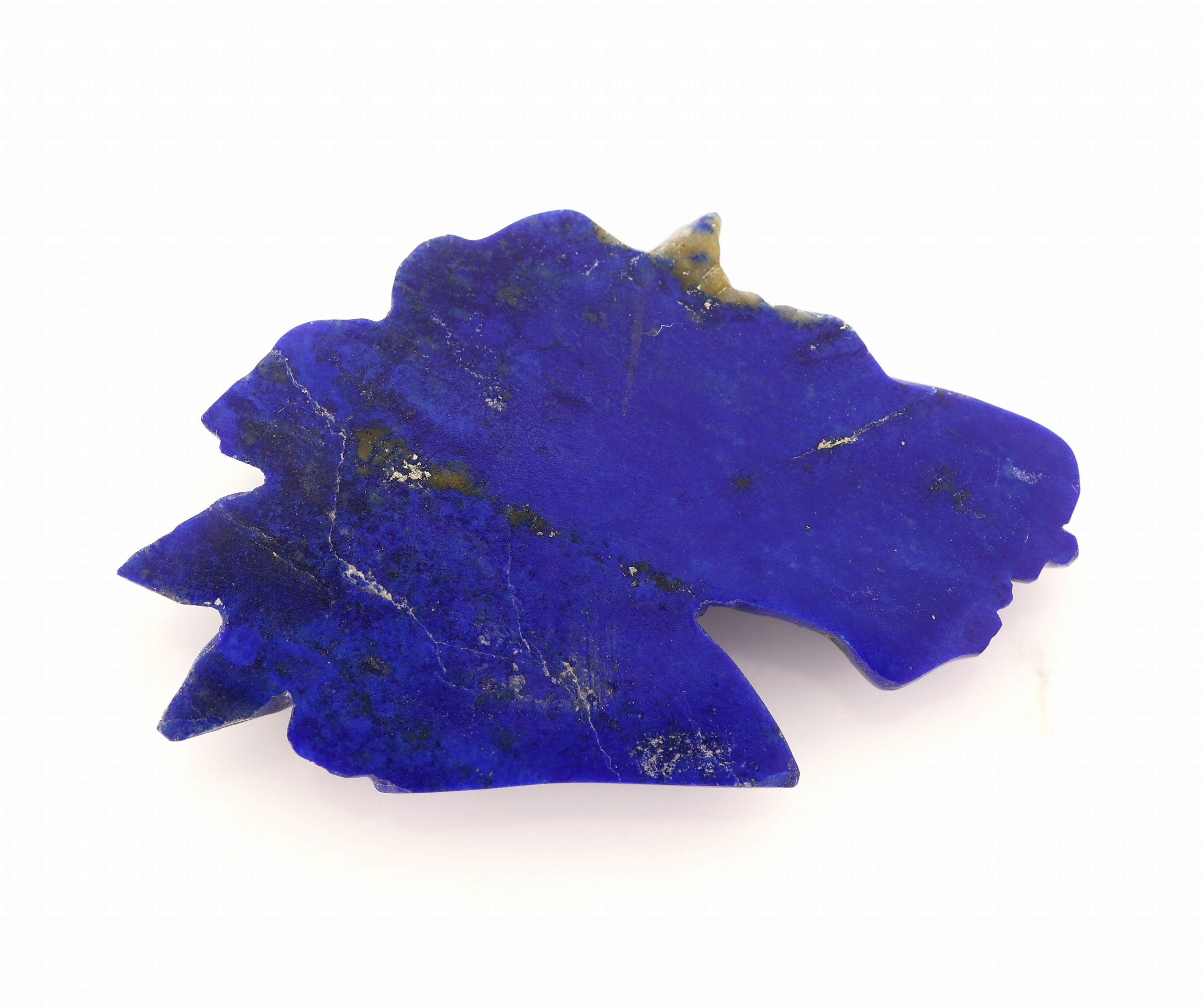 Detail a: Lapislazuli-Gravur "Pferdekopf", 35.90 ct, geschnitten, geschliffen, pol. und grav.