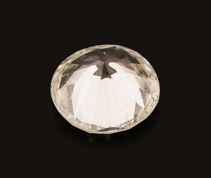 Detail a: Loser Brillant, 0.26 ct l.get.Weiß(I)/p1, mit GIA-Expertise