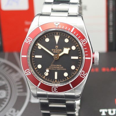 27121500a - TUDOR Black-Bay Chronometer Herrenarmbanduhr Referenz 79230R, Schweiz lt. beil. Pap. ...