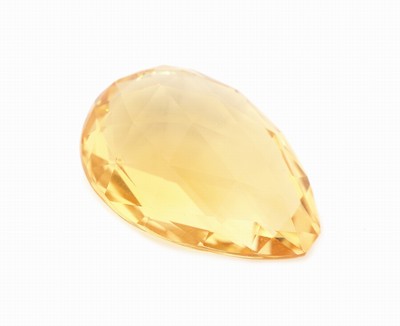 Image Loose bevelled citrine pears 44.10 ct , in scissor cut Valuation Price: 750, - EUR