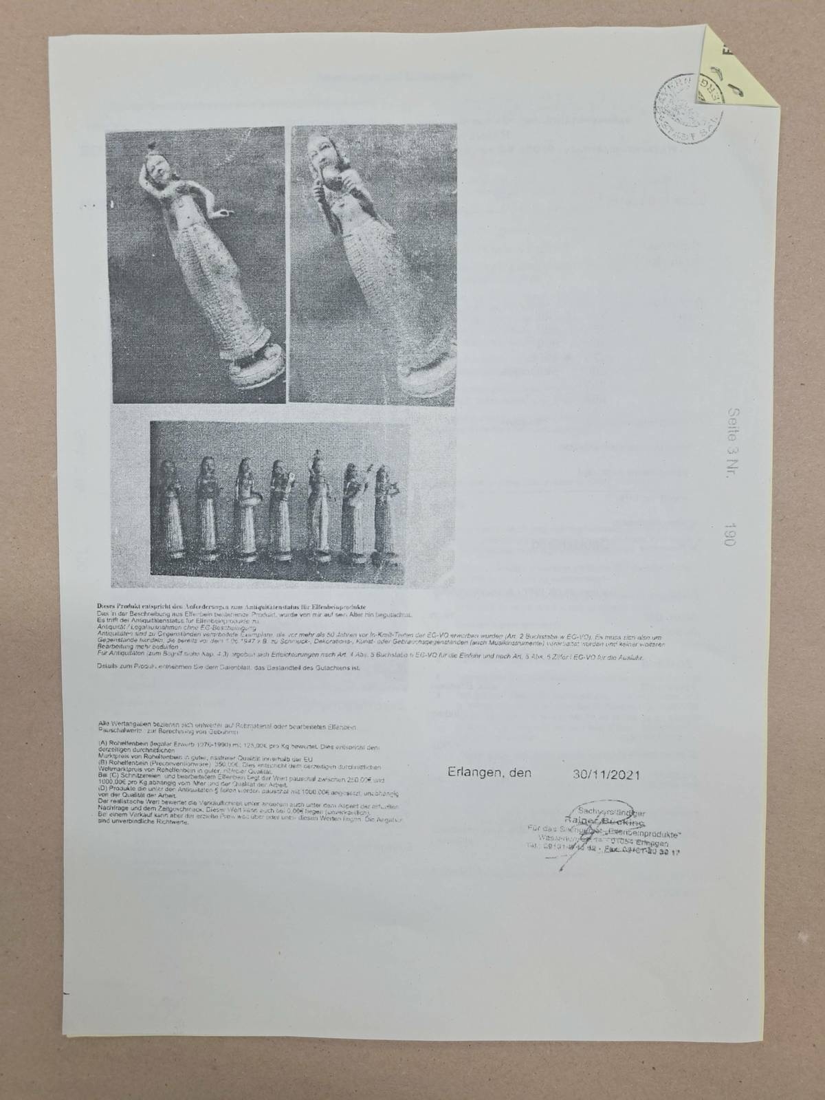 Detail d: Elfenbein-Musikgruppe/Tanz-Musik-Gruppe, Indien, Rajastan, 19. J., sechs Musikerinnen und eine Tänzerin, Elfenbein geschnitzt und fein mit Gold ...