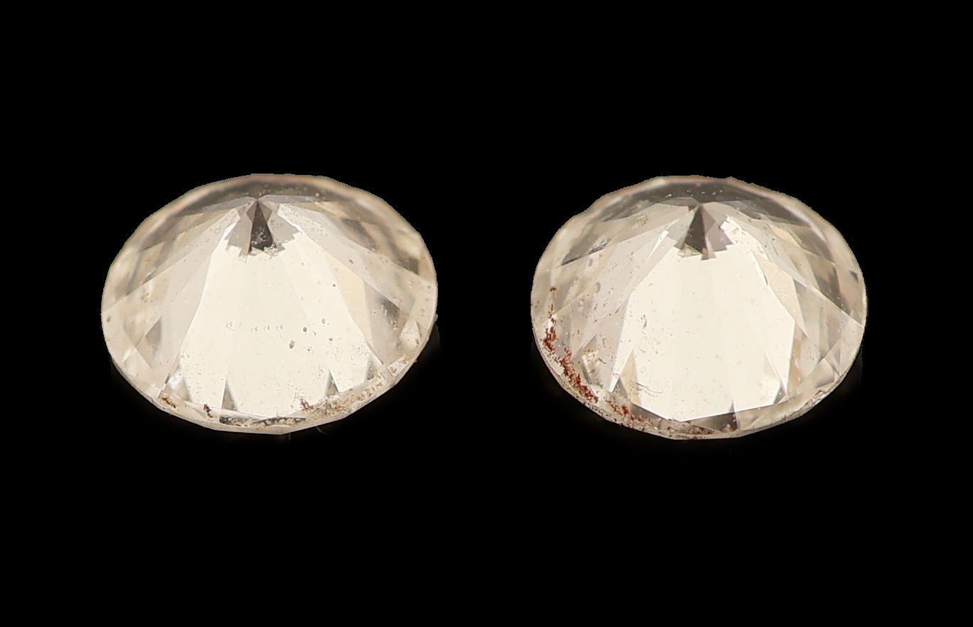 Detail a: Lot 2 Brillanten zus. ca. 0.40 ct Weiß/si