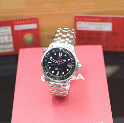 Image OMEGA Seamaster Diver 300 M Co-Axial chronometer wristwatch reference ...