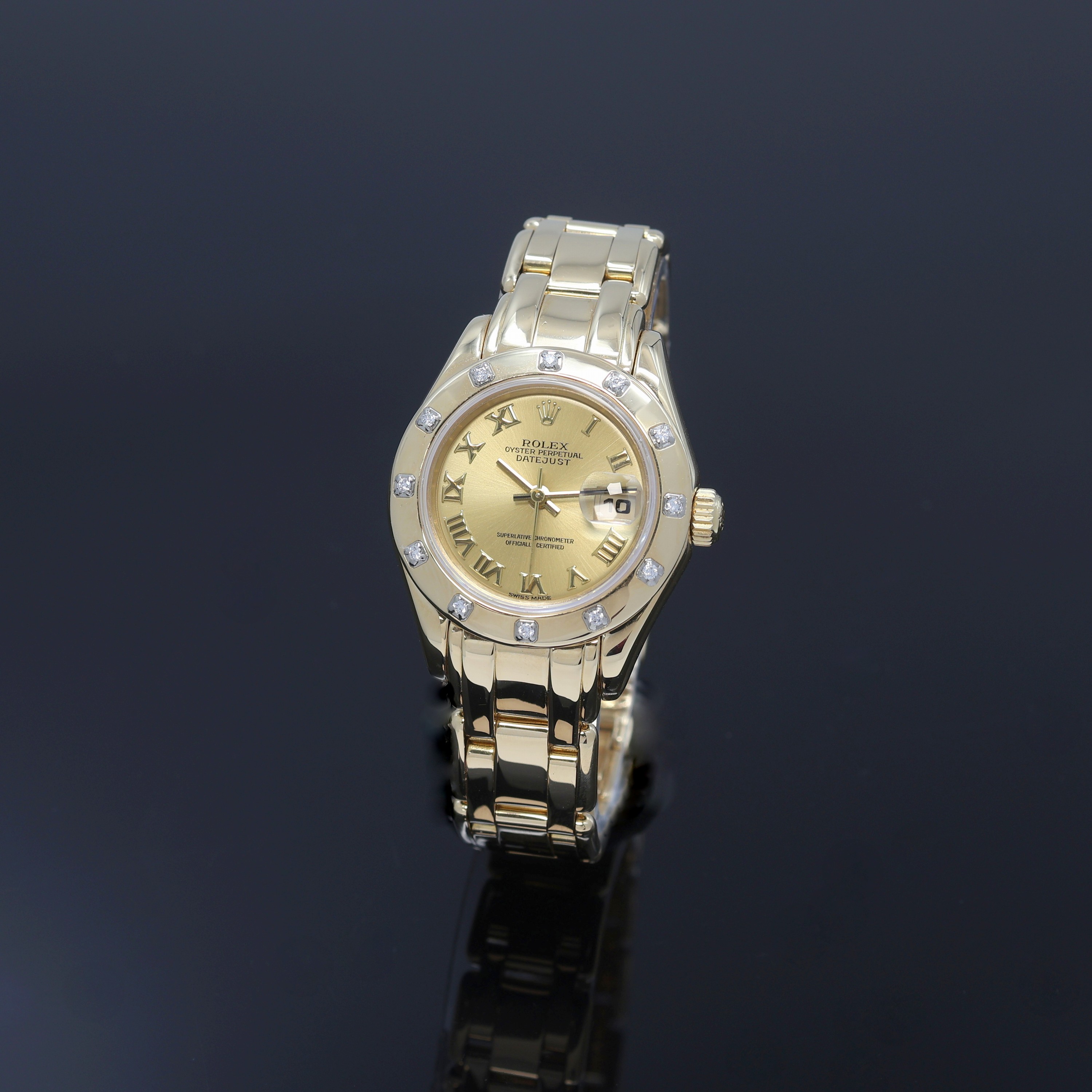 Image 27122670 - ROLEX Damenarmbanduhr Oyster Perpetual Pearlmaster Referenz 69318, Automatik, N -Serie, ...