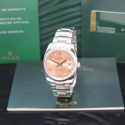 Image ROLEX Oyster Perpetual Date Armbanduhr Referenz 115234, Automatik, LC 100, Chronometer ...