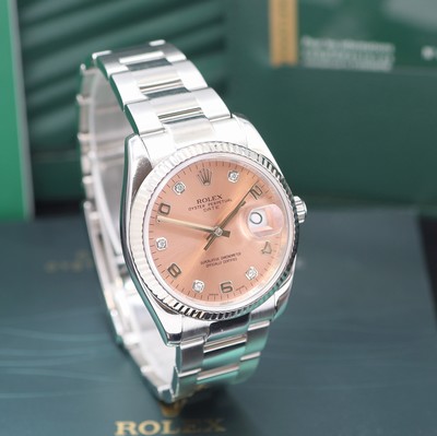 27122600b - ROLEX Oyster Perpetual Date Armbanduhr Referenz 115234, Automatik, LC 100, Chronometer ...