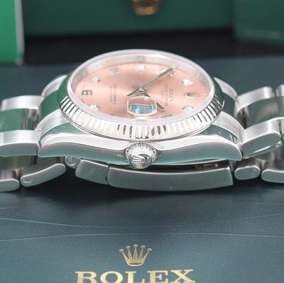 27122600d - ROLEX Oyster Perpetual Date Armbanduhr Referenz 115234, Automatik, LC 100, Chronometer ...