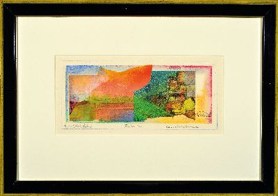 27122661k - Ernst Peter Rade, geb. 1938, 2 Farbkreidezeichnungen ´Farbzeichen´ aus der Serie ´Kleine ...
