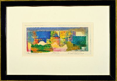 27122661l - Ernst Peter Rade, geb. 1938, 2 Farbkreidezeichnungen ´Farbzeichen´ aus der Serie ´Kleine ...