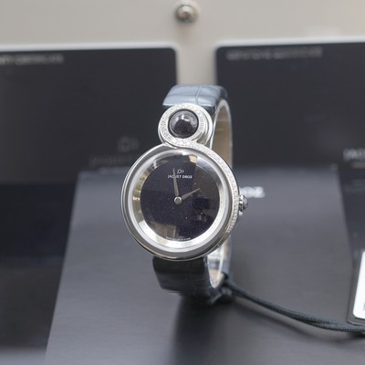 Image JAQUET DROZ Lady 8 ungetragene Damenarmbanduhr Referenz J014500270, Automatik, beids. ...