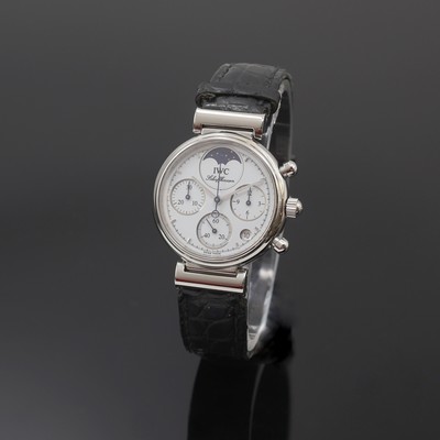 Image IWC Da Vinci Damenarmbanduhr Referenz 3736, quarz, Edelstahlgeh. inkl. orig. Lederband ...