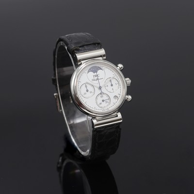 27122667a - IWC Da Vinci Damenarmbanduhr Referenz 3736, quarz, Edelstahlgeh. inkl. orig. Lederband ...