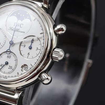 27122667c - IWC Da Vinci Damenarmbanduhr Referenz 3736, quarz, Edelstahlgeh. inkl. orig. Lederband ...