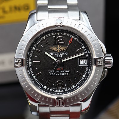 27122669b - BREITLING Colt Lady Damenarmbanduhr Referenz A7738811, quarz, Chronometer in Edelstahl ...