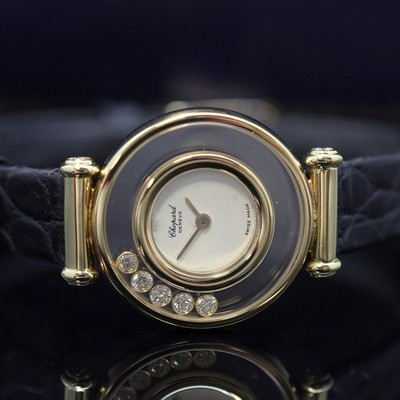 27122671a - CHOPARD Happy Diamonds Damenarmbanduhr Referenz 4112 20/4780-20, quarz, beids. vergl. GG ...