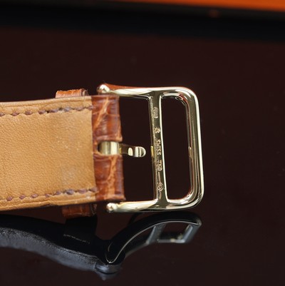 27122677e - HERMES Armbanduhr Heure H Referenz HH1.586, quarz, 2-teil. Geh. inkl. orig. Lederband m. ...