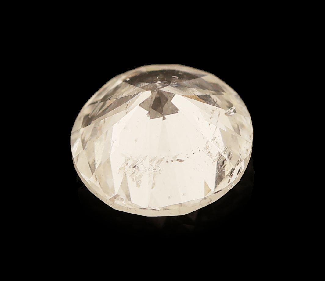 Detail a: Loser Brillant 1.01 ct feines Weiß (G)/p1, mit GIA-Expertise