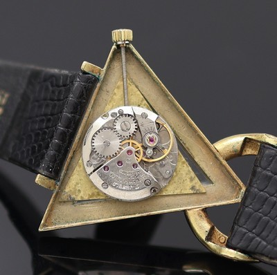 27122707e - WALTHAM Herrenarmbanduhr mit Freimaurersymbolik, Schweiz um 1930er Jahre, Handaufzug, ...