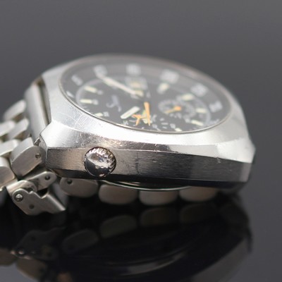 27122780d - SINN Armbandchronograph in Stahl, Schweiz um 1985, Automatik, Boden verschr., neutr. ...