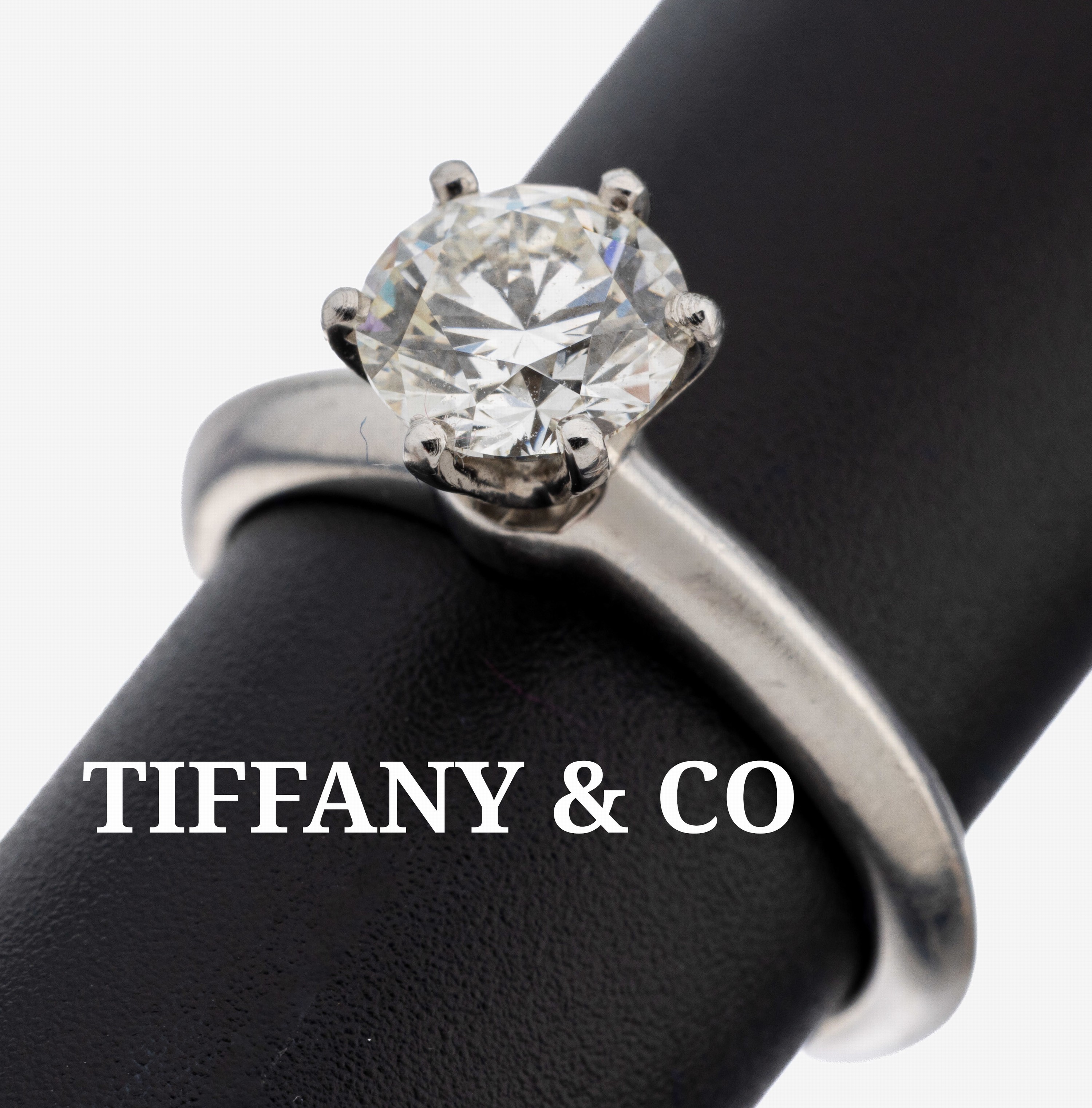 Image 27122811 - Platin TIFFANY & CO Brillant-Ring, Pt 950/000, Brillant 1.16 ct l.get.Weiß (I)/vs1, RW ...