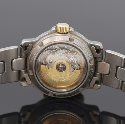 27122800d - SINN Damenarmbanduhr in Titan, Schweiz um 1995, Automatik, beids. vergl., z. T. verg. ...