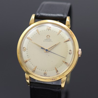 27122824a - OMEGA Herrenarmbanduhr in GG 750/000 Referenz 2643 S.C, Hammerautomatik, Schweiz um ...