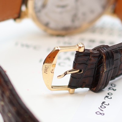 27122838b - IWC Herrenarmbanduhr Portofino in RG 750/000 Referenz IW516403, Handaufzug, beids. ...