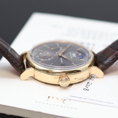 27122838d - IWC Herrenarmbanduhr Portofino in RG 750/000 Referenz IW516403, Handaufzug, beids. ...
