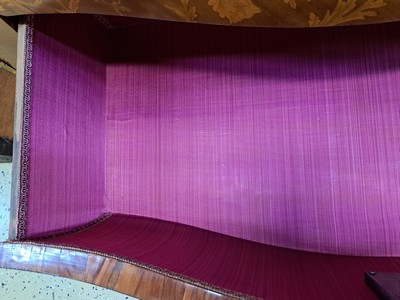 27122945q - Barockkommode, Frankreich, 19.Jh., Rosenholzfurnier, bombiert, 2 Schubladen, auf ...