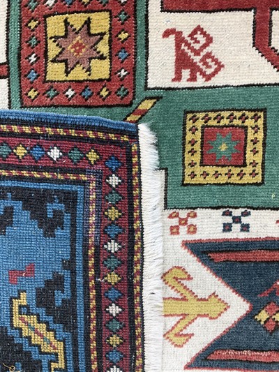 27122957j - Kopie eines´Stern-Kazak´, Türkei, Ende 20.Jhd, Wolle auf Wolle, ca. 270 x 210 cm ...